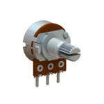 16mm Single Unit Rotary Potentiometers -  Metal Shaft