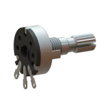 17mm Metal Shaft Rotary Potentiometers (With/Without Switch)